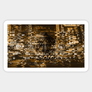 Glitch City Sticker